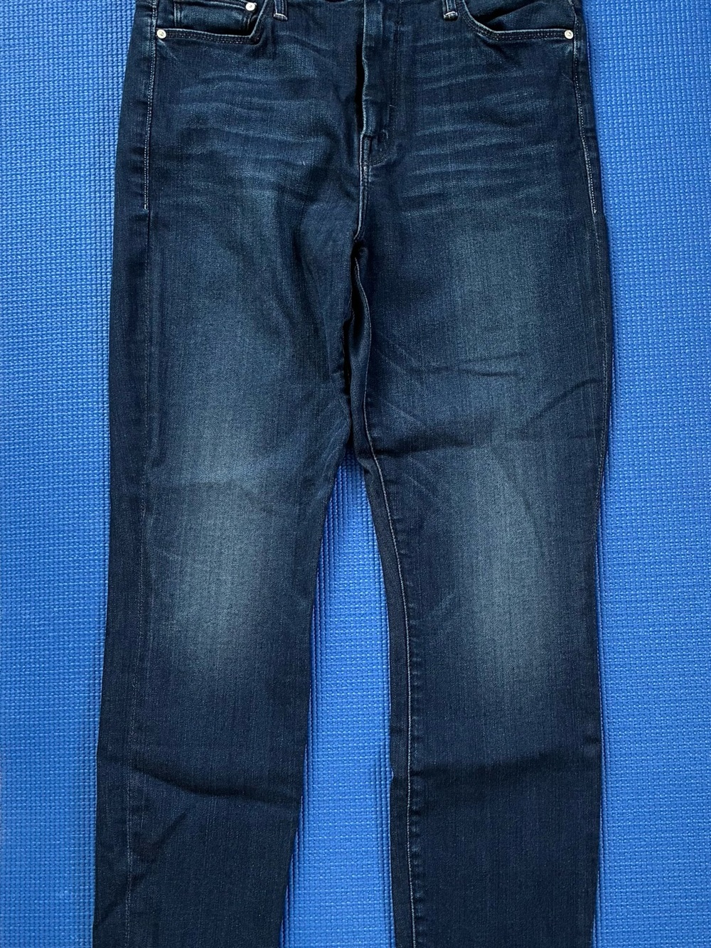 MOTHER Indigo Slim Straight Jeans